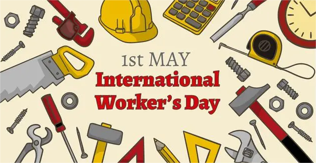 International Workers' Day Holiday Notice - 그림